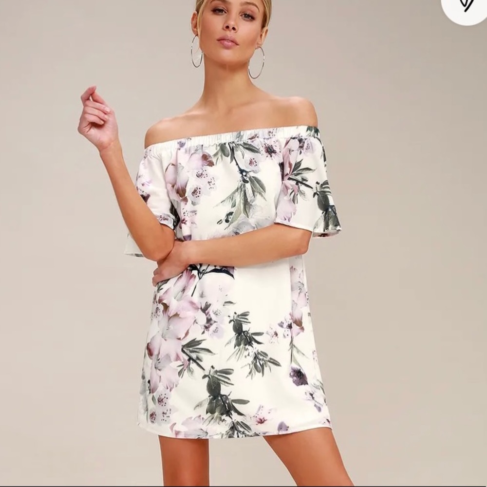 Lulu’s off the shoulder dress!